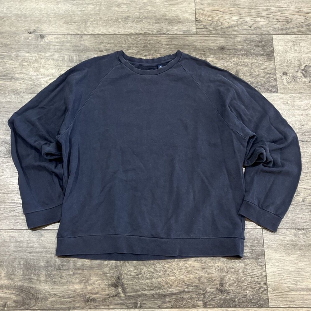 Vintage 2000 GAP Blue Knit Crewneck Sweatshirt Y2K - Men’s XL